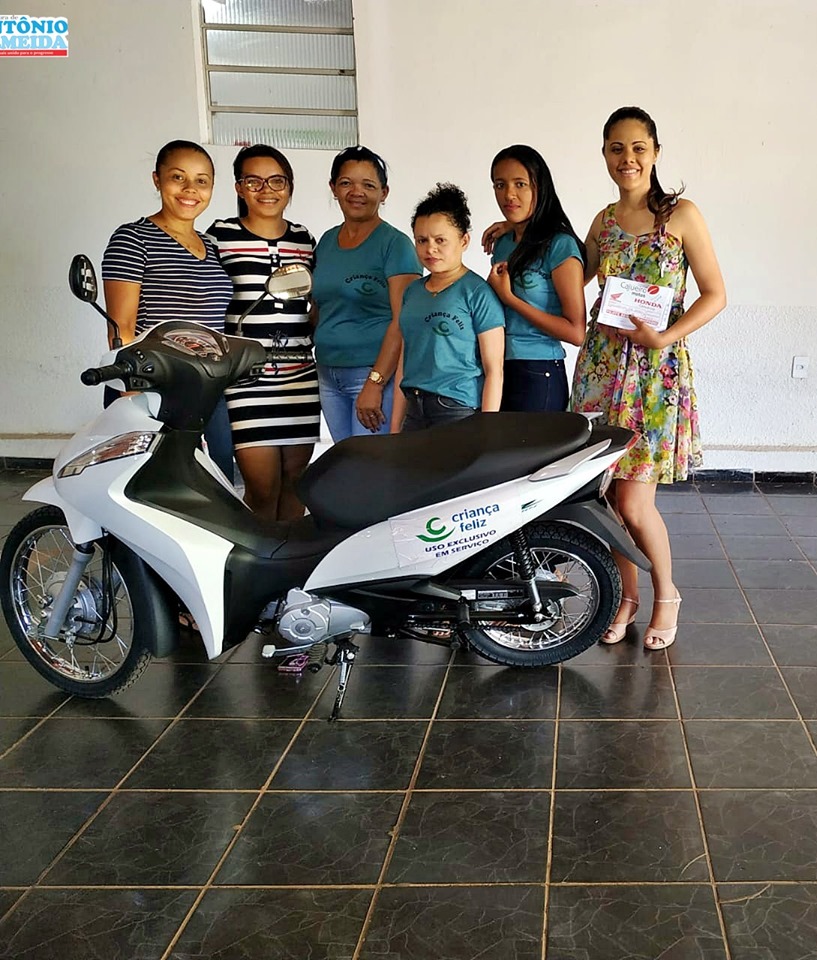 Programa Criança Feliz adquiriu uma moto "Honda biz 0 Km"